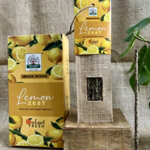 12x Kadzidła naturalne – cytryna (skórka cytryny)